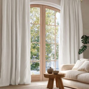 Greta White - White Linen curtains (6)