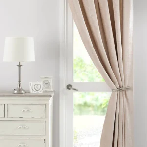 Chenille Thermal Pencil Pleat Door Curtain