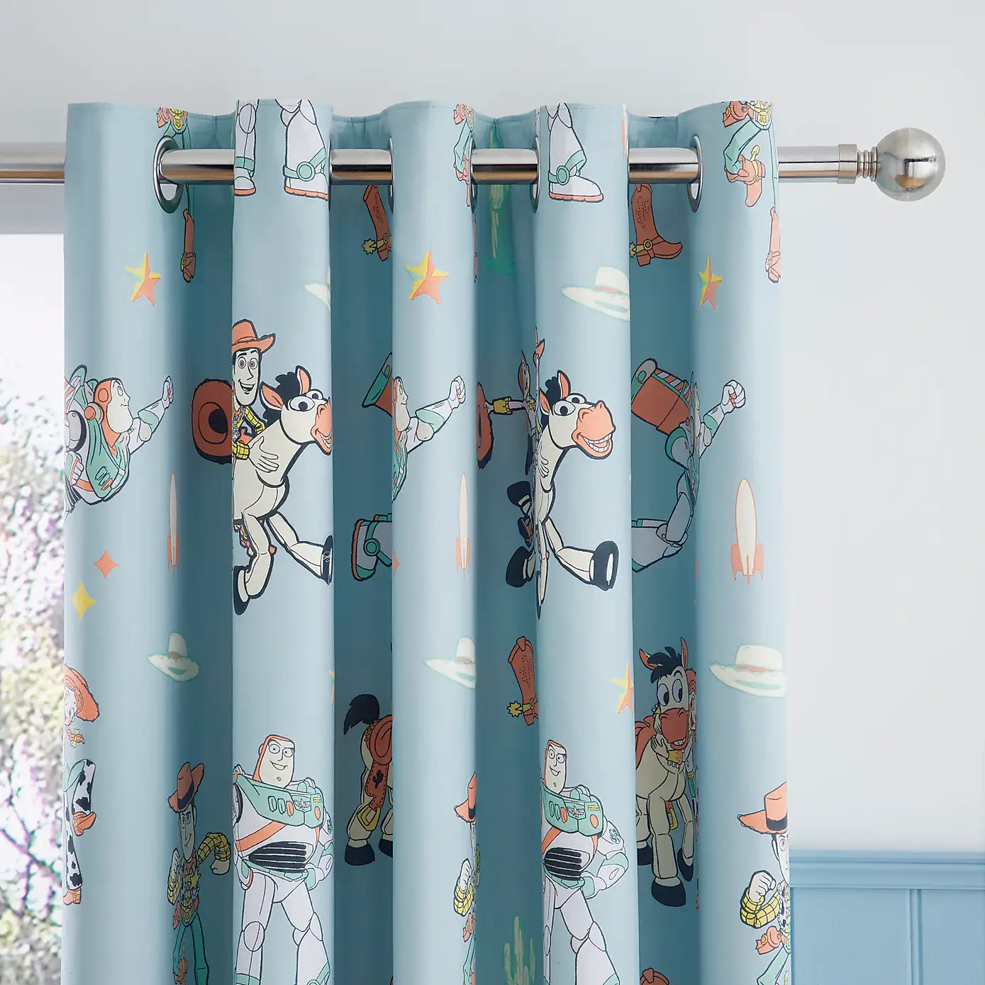 Disney Toy Story & Friends Blackout Eyelet Kids Curtains