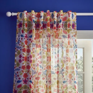 Sophie Robinson Courtyard Garden Tie Top Single Voile Panel