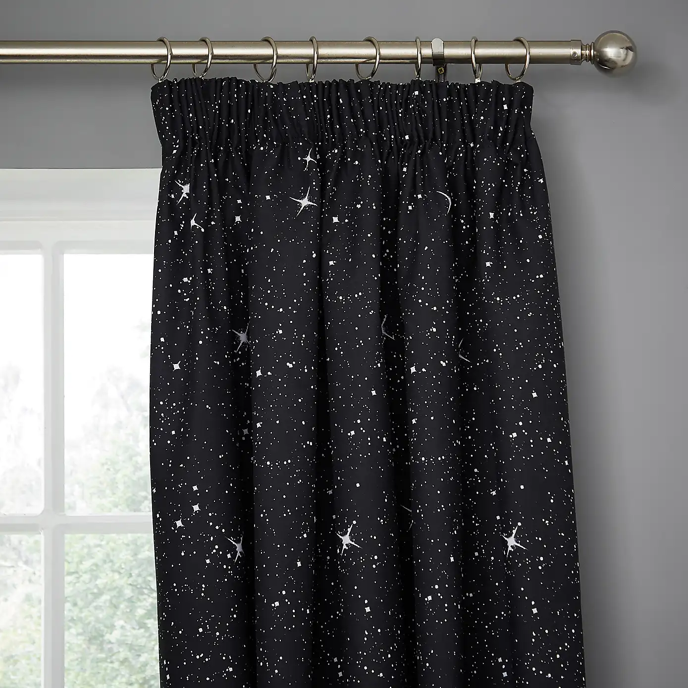 Star Wars Thermal Blackout Pencil Pleat Kids Curtains