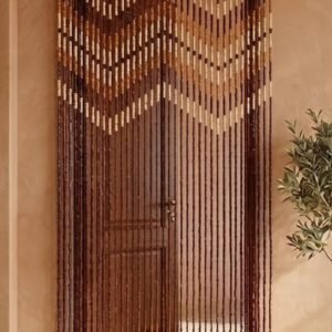 Wooden Beaded Door Curtain (2)