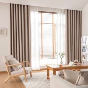 Back Tab Curtains Pearl Accents Multiple Styles
