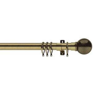 Gordie Natural Plastic Curtain Rail