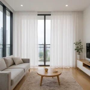 Brenda Scratch Resistant Gauze Sheer Custom Curtain