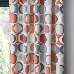 Fusion Spice Sander Pair of Eyelet Curtains