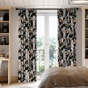 Lavish Noir Black Curtains