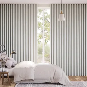 Luminous Dupioni Silk Pearl Curtains