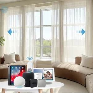 Smart Motorized Light Filtering Drapery