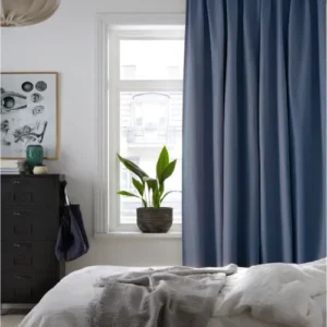 Nordic Atlantic Blue Blackout Curtains