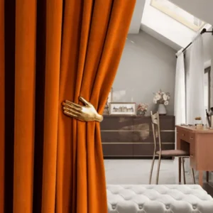 Luxe Obscura Velvet Eyelet Curtains