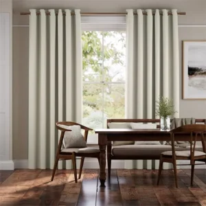 Premium Cream Linen Room Curtains