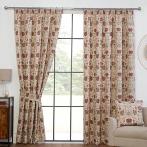 Aylesbury Pencil Pleat Curtian Natural