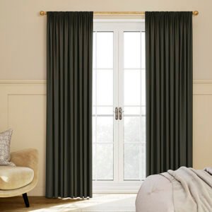Berkshire Pencil Pleat Curtain Grey