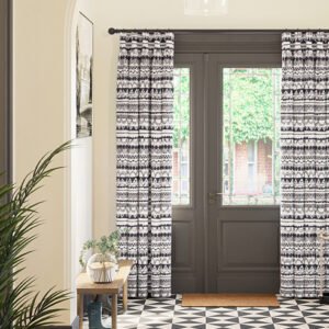 Bohemian, Black - Made to Measure Curtains