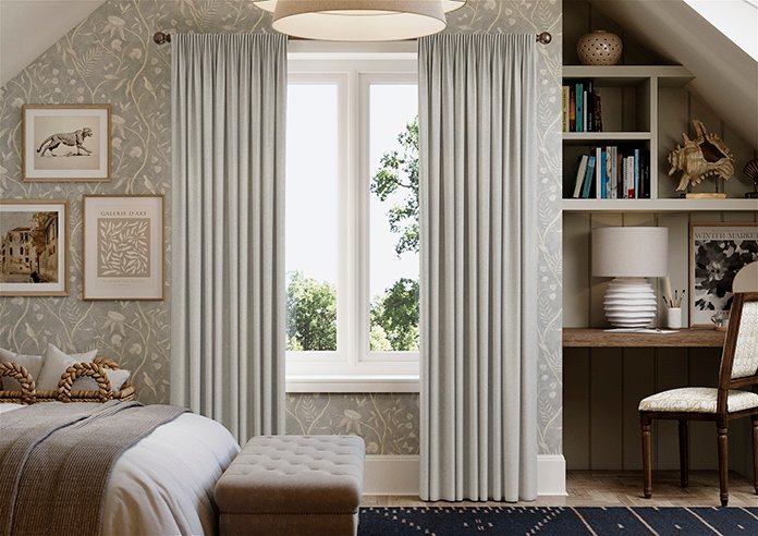 Chilham, Whisper Grey - Made to Measure Curtains