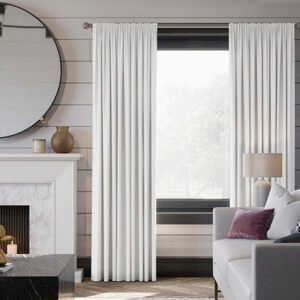 Medina, White - Made to Measure Curtains