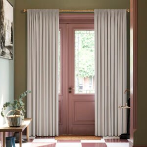 Medina, Silver - Made to Measure Curtains